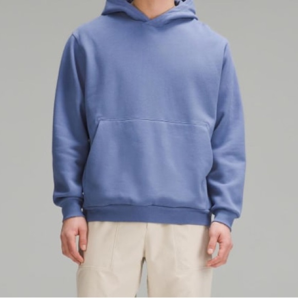 Lululemon Men's Steady State  Pullover Hoodie in Oasis Blue